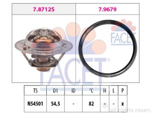 Termostat lichid racire FACET 7.8712 – KIA | AutoRival