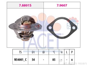 Termostat lichid racire FACET 7.8801 – KIA | AutoRival