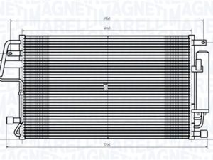 Condensator climatizare MAGNETI MARELLI 350203843000 – KIA | AutoRival