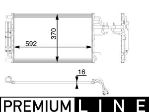 Condensator climatizare MAHLE ORIGINAL AC 57 000P – KIA | AutoRival