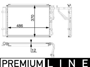 Condensator climatizare MAHLE ORIGINAL AC 59 000P – KIA | AutoRival