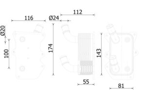 Radiator ulei motor MAHLE ORIGINAL CLC 276 000S – KIA | AutoRival