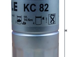 Filtru combustibil MAHLE ORIGINAL KC 82D – KIA | AutoRival