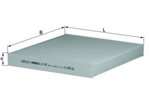Filtru aer habitaclu MAHLE ORIGINAL LA 343 – KIA | AutoRival