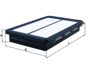 Filtru aer MAHLE ORIGINAL LX 3677 – KIA | AutoRival