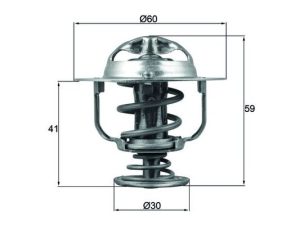 Termostat lichid racire MAHLE ORIGINAL TX 177 82D – KIA | AutoRival