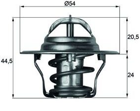 Termostat lichid racire MAHLE ORIGINAL TX 4 87D – KIA | AutoRival
