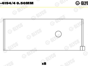 Cuzineti biela GLYCO 71-4194/4 0.50mm – KIA | AutoRival