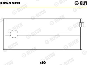 Cuzineti arbore cotit GLYCO H1161/5 STD – KIA | AutoRival