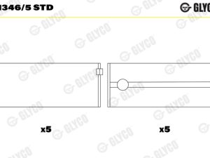 Cuzineti arbore cotit GLYCO H1346/5 STD – KIA | AutoRival