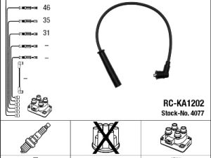 Set cablaj aprindere NGK 4077 – KIA | AutoRival