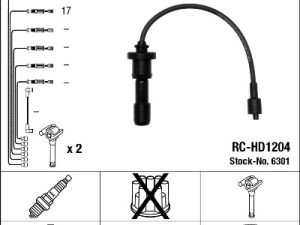 Set cablaj aprindere NGK 6301 – KIA | AutoRival