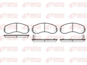Set placute frana REMSA 0619.02 – KIA | AutoRival