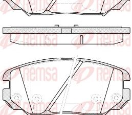 Set placute frana REMSA 1204.12 – KIA | AutoRival