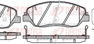 Set placute frana REMSA 1226.02 – KIA | AutoRival