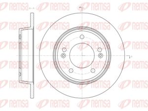 Disc frana REMSA 61435.00 – KIA | AutoRival