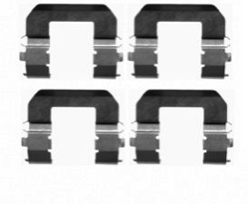 Set accesorii placute frana HERTH BUSS JAKOPARTS J3660503