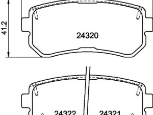 Set placute frana DON PCP1063 – KIA | AutoRival