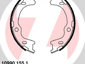 Set saboti frana frana de mana ZIMMERMANN 10990.155.1 – KIA | AutoRival