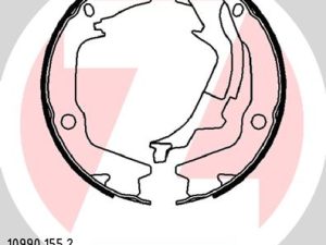 Set saboti frana frana de mana ZIMMERMANN 10990.155.2 – KIA | AutoRival