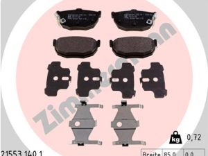 Set placute frana ZIMMERMANN 21553.140.1 – KIA | AutoRival