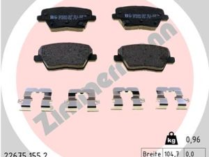 Set placute frana ZIMMERMANN 22675.155.2 – KIA | AutoRival