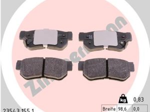 Set placute frana ZIMMERMANN 23543.155.1 – KIA | AutoRival