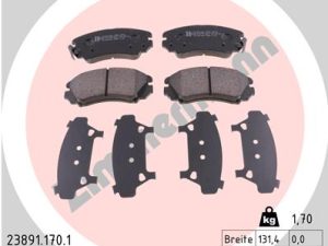 Set placute frana ZIMMERMANN 23891.170.1 – KIA | AutoRival