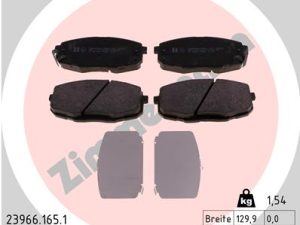 Set placute frana ZIMMERMANN 23966.165.1 – KIA | AutoRival
