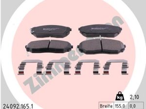 Set placute frana ZIMMERMANN 24092.165.1 – KIA | AutoRival