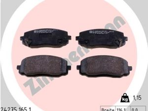 Set placute frana ZIMMERMANN 24275.165.1 – KIA | AutoRival