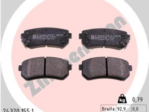 Set placute frana ZIMMERMANN 24320.155.1 – KIA | AutoRival