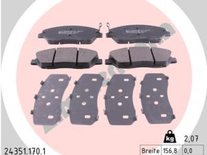 Set placute frana ZIMMERMANN 24351.170.1 – KIA | AutoRival