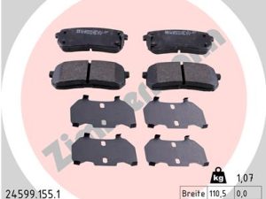 Set placute frana ZIMMERMANN 24599.155.1 – KIA | AutoRival