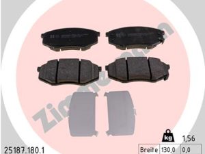 Set placute frana ZIMMERMANN 25187.180.1 – KIA | AutoRival