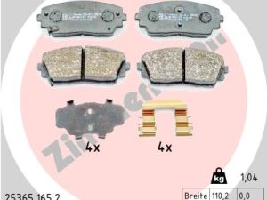 Set placute frana ZIMMERMANN 25365.165.2 – KIA | AutoRival