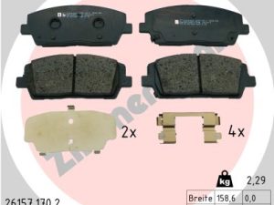 Set placute frana ZIMMERMANN 26157.170.2 – KIA | AutoRival