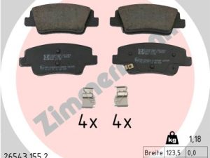 Set placute frana ZIMMERMANN 26543.155.2 – KIA | AutoRival