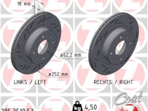 Disc frana ZIMMERMANN 285.3510.53 – KIA | AutoRival