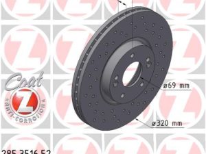 Disc frana ZIMMERMANN 285.3516.52 – KIA | AutoRival