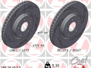 Disc frana ZIMMERMANN 285.3519.53 – KIA | AutoRival