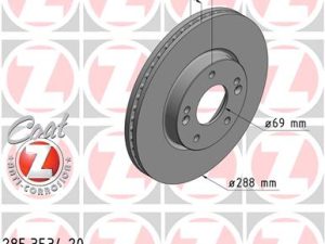 Disc frana ZIMMERMANN 285.3534.20 – KIA | AutoRival