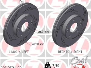 Disc frana ZIMMERMANN 285.3534.53 – KIA | AutoRival