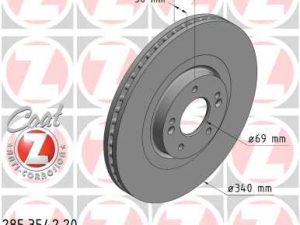 Disc frana ZIMMERMANN 285.3542.20 – KIA | AutoRival
