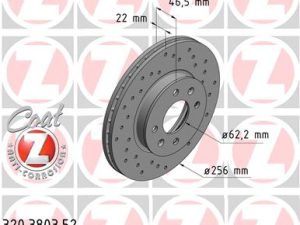 Disc frana ZIMMERMANN 320.3803.52 – KIA | AutoRival