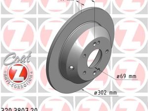 Disc frana ZIMMERMANN 320.3807.20 – KIA | AutoRival