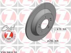 Disc frana ZIMMERMANN 320.3811.20 – KIA | AutoRival