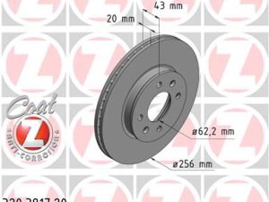 Disc frana ZIMMERMANN 320.3817.20 – KIA | AutoRival