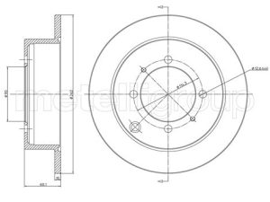Disc frana METELLI 23-0651 – KIA | AutoRival