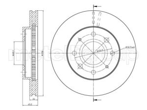Disc frana METELLI 23-0652 – KIA | AutoRival